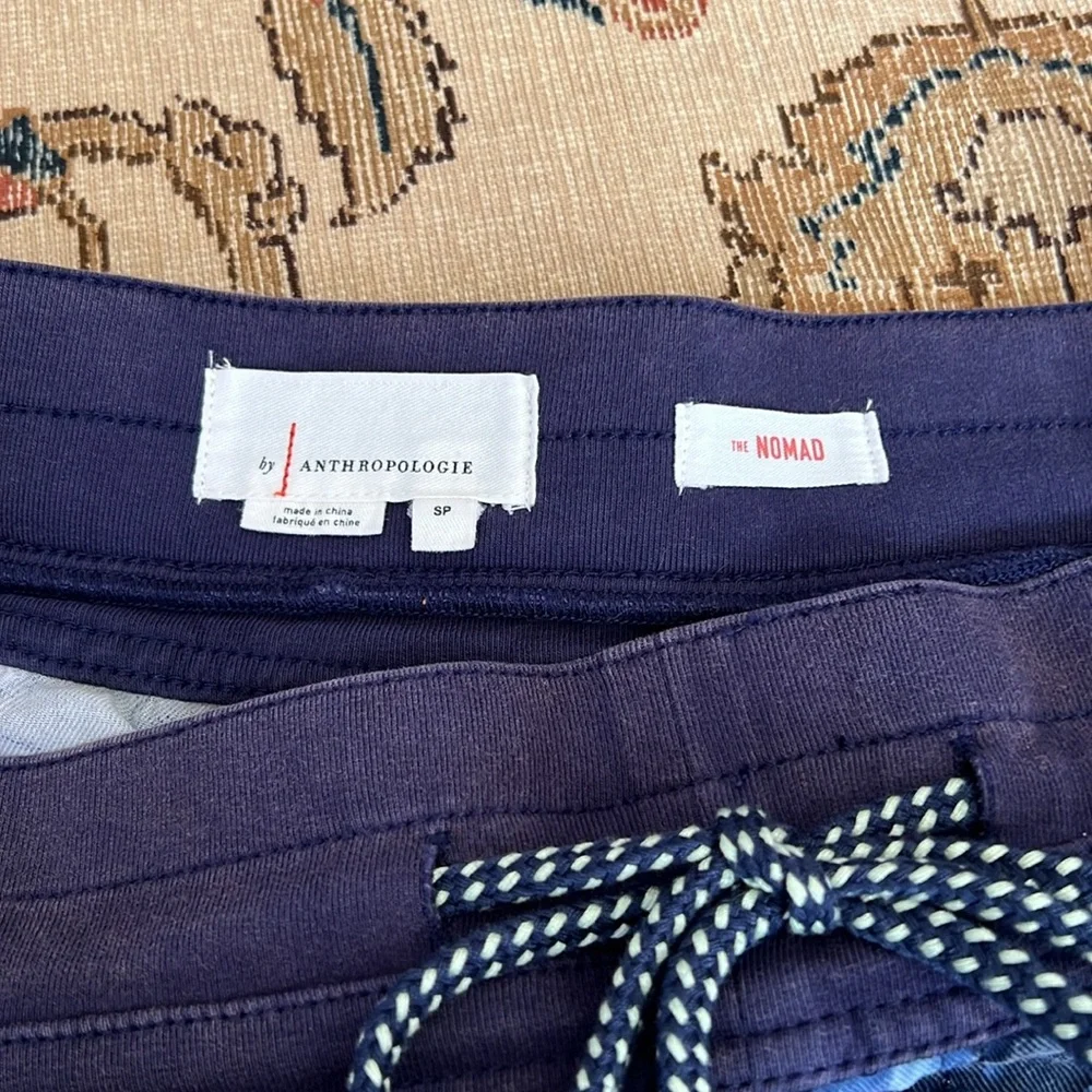 Adorable Anthro Blue Floral Joggers - Picture 5 of 12